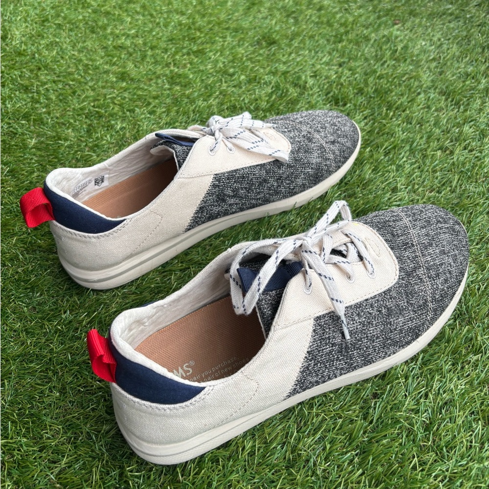Toms Cabrillo Gray and Cream Men's Sneakers